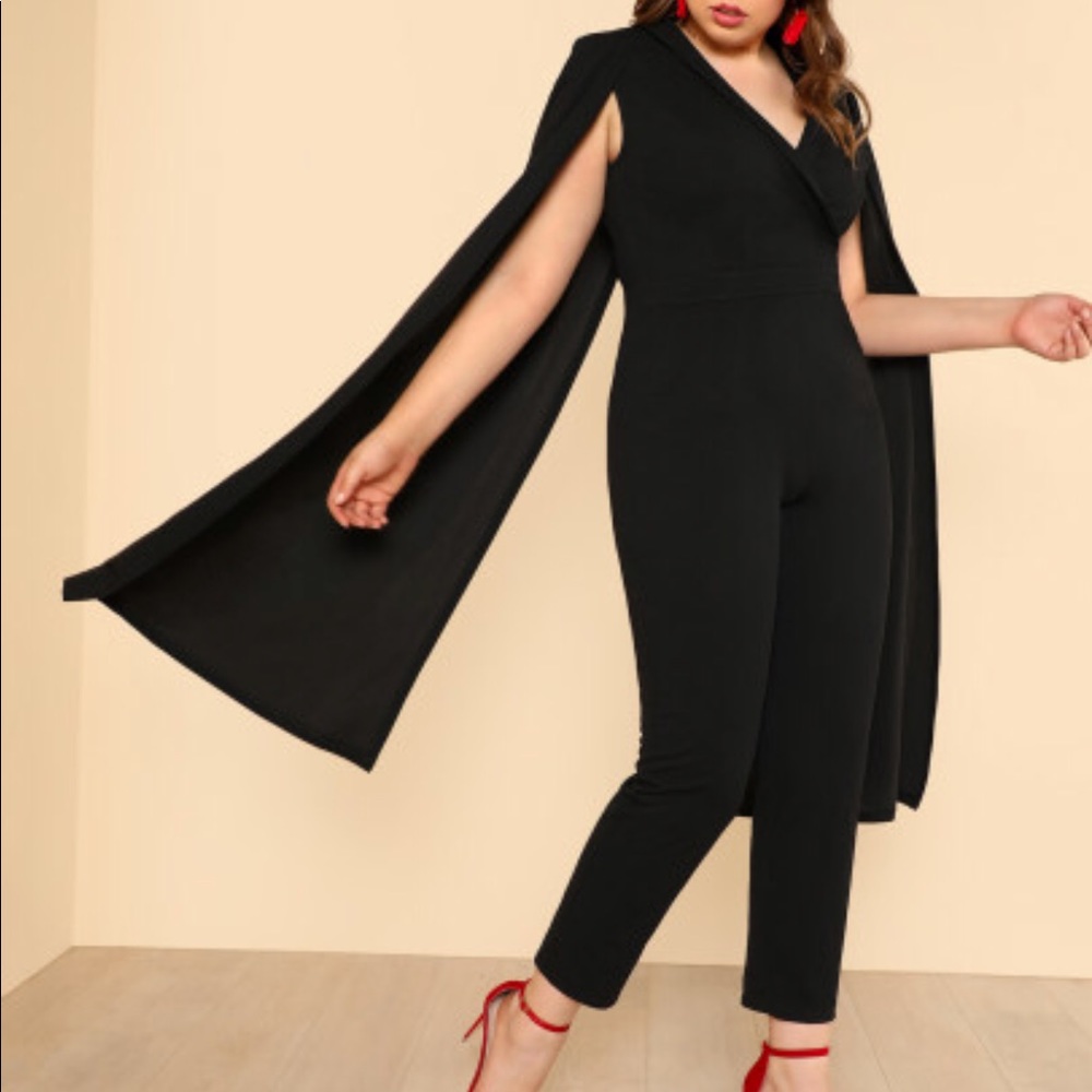 Cape jumpsuit
